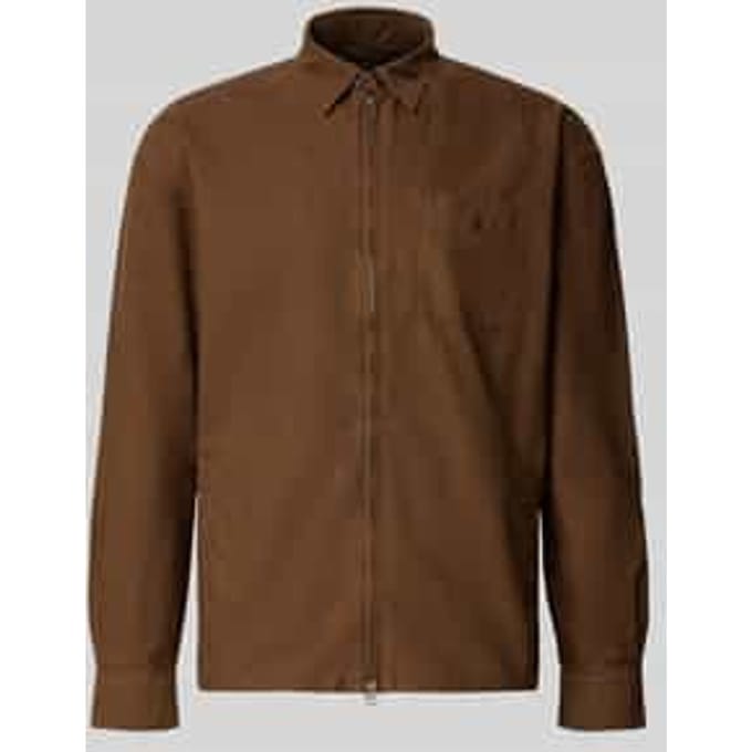 regular fit overhemdjack van puur katoen model 'OSACA'