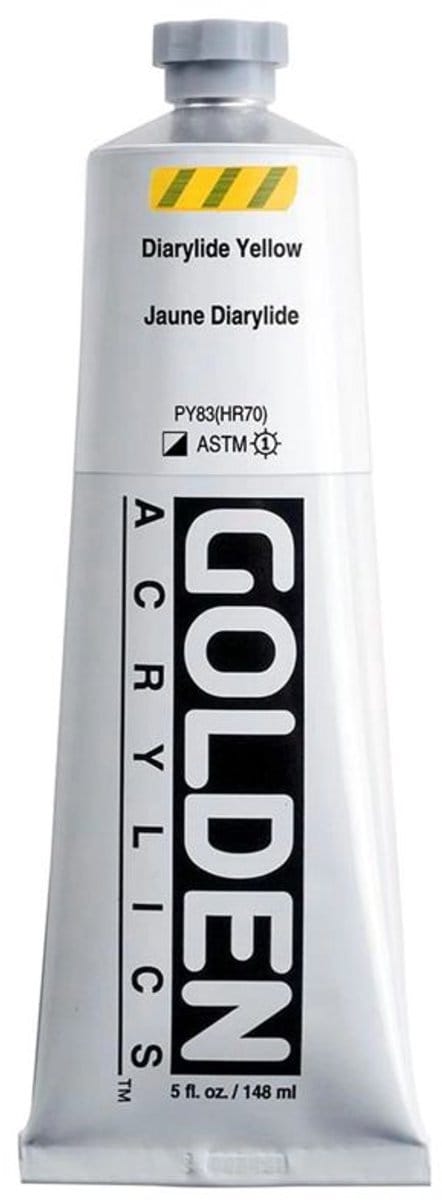 Golden Heavy Body Acrylverf Diarylide Geel 148 ml