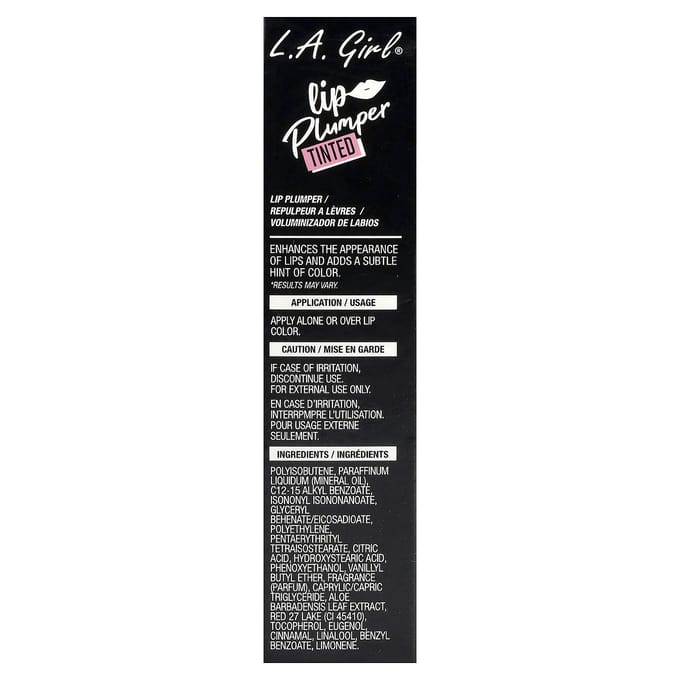 LA. Meisje, Getinte Lip Plumper, GLP527, 13ml (0,44 fl oz) black