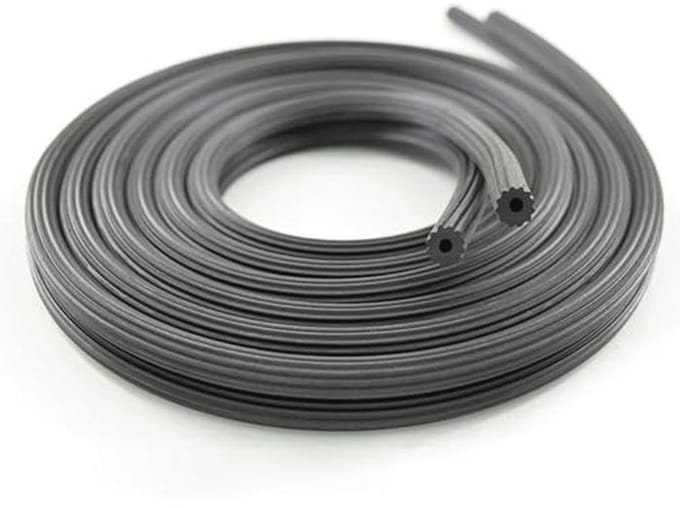 30 meter rubberen band voor vliegengaas en insectengaas - Afdichtstrip