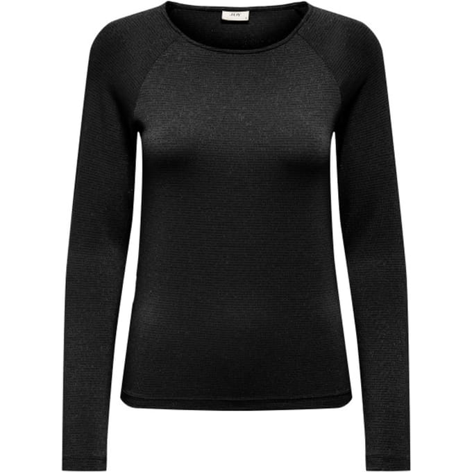 JDY - JDYKAISER L/S GLITTER O-NECK TOP JRS DIA - Dames - Blouses