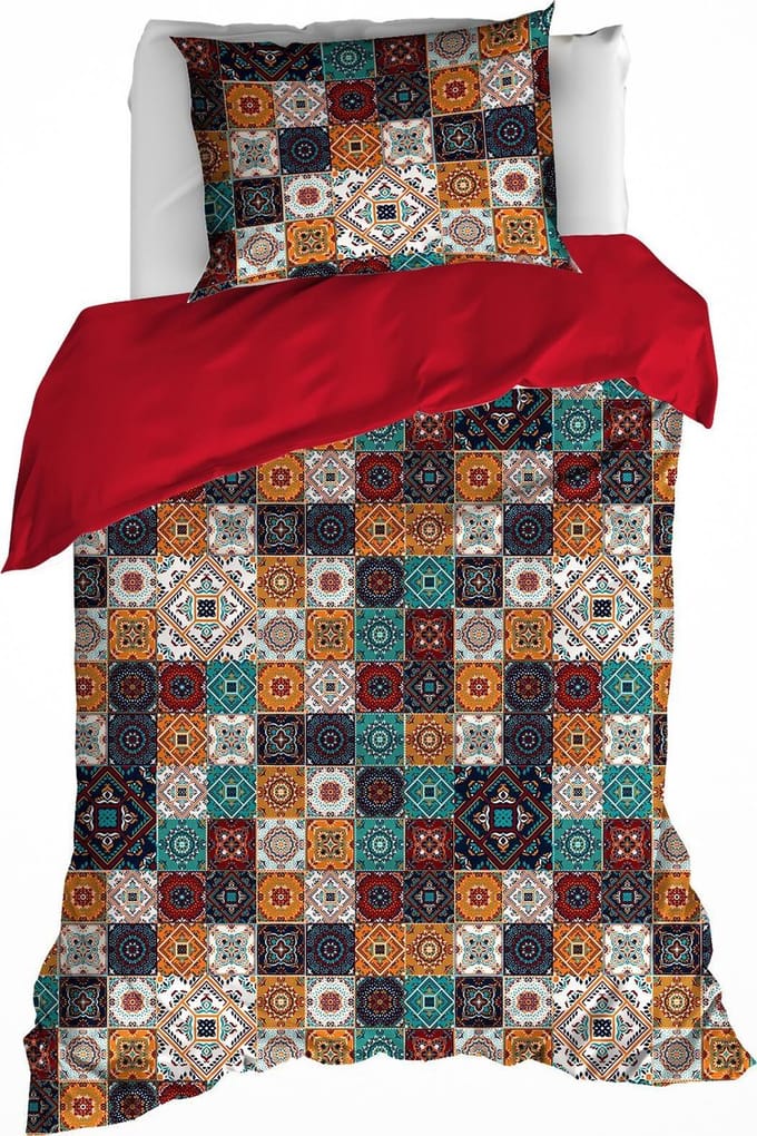 De Witte Lietaer Dekbedovertrek Ankara - Eenpersoons - 140 x 200/220 cm - Katoen