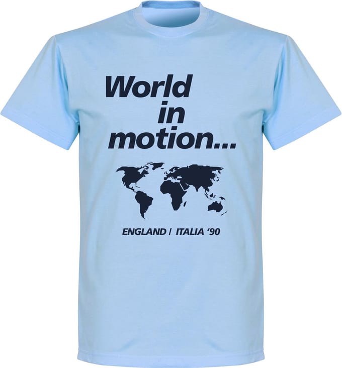 World In Motion T-shirt - Lichtblauw - XL