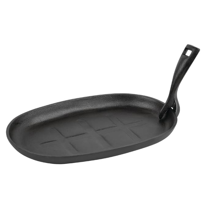 Olympia Gietijzeren Pan Ovaal 28cm GJ557 - Horeca & Professioneel