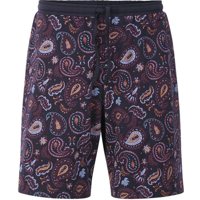 Babista herren Korte Pyjamabroek - 48/50 - donkerblauw - Plus Size