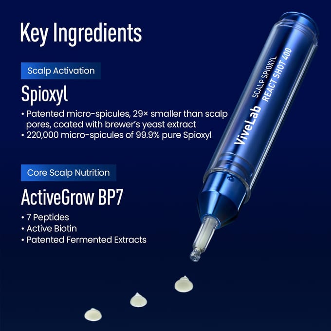 [ViveLab] Scalp Spioxyl React Shot 400 15ml beige