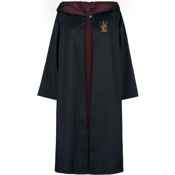 Harry Potter Cape - Gryffindor - S-M tot XXL-3XL - zwart