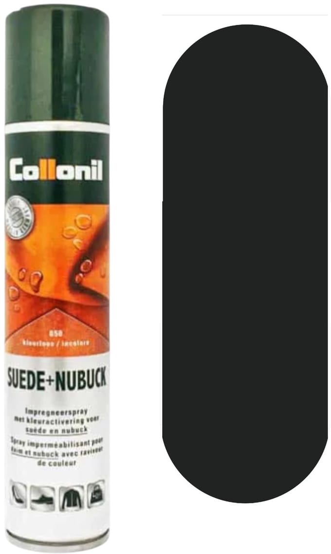 Collonil Suede Nubuck Spray Kleurhersteller Zwart