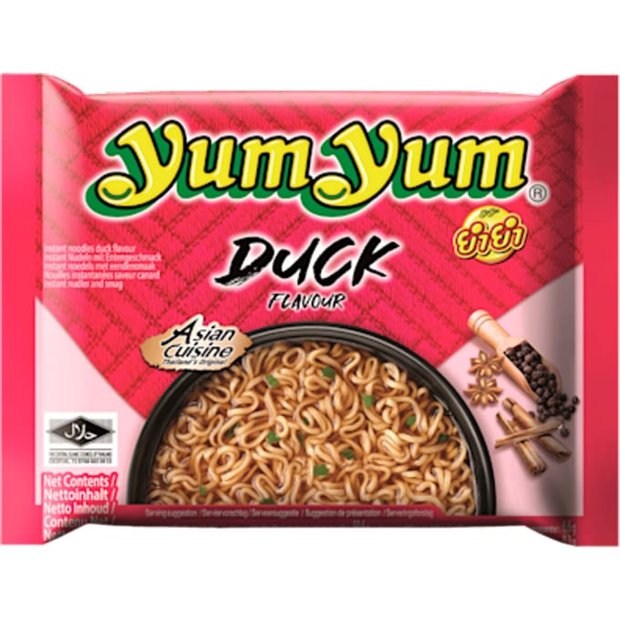 Yum Yum Instant Noedels Eend - 30 x 60gr - Voordeelverpakking
