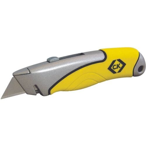 Cutter met intrekbaar mesje, soft-handgreep C.K T0957-1 1 stuk(s)