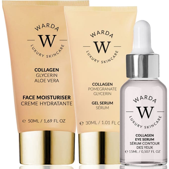 Warda Luxury Skincare Collageen gezichtsverzorgingstrio