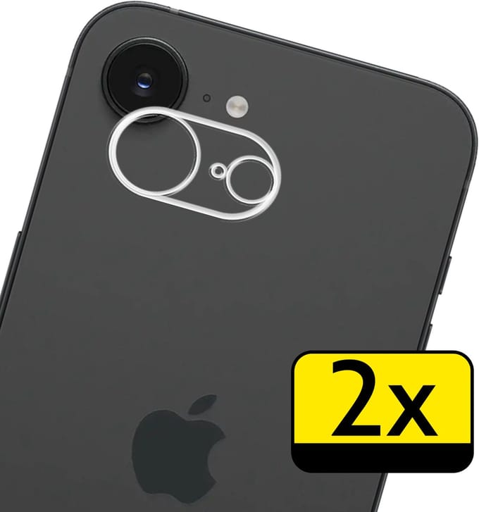 Camera Lens Protector - Geschikt voor Apple iPhone 16e - 2 Stuks - Camera Screenprotector - Beschermglas - Gehard Glas - Tempered Glass - Screen Protector