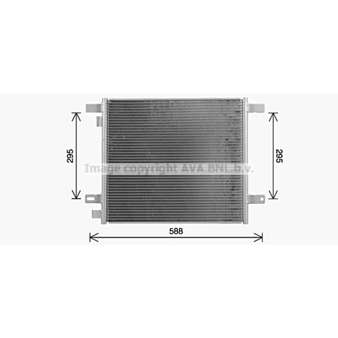 Condensator, airconditioning HIGHWAY AUTOMOTIVE DF5103