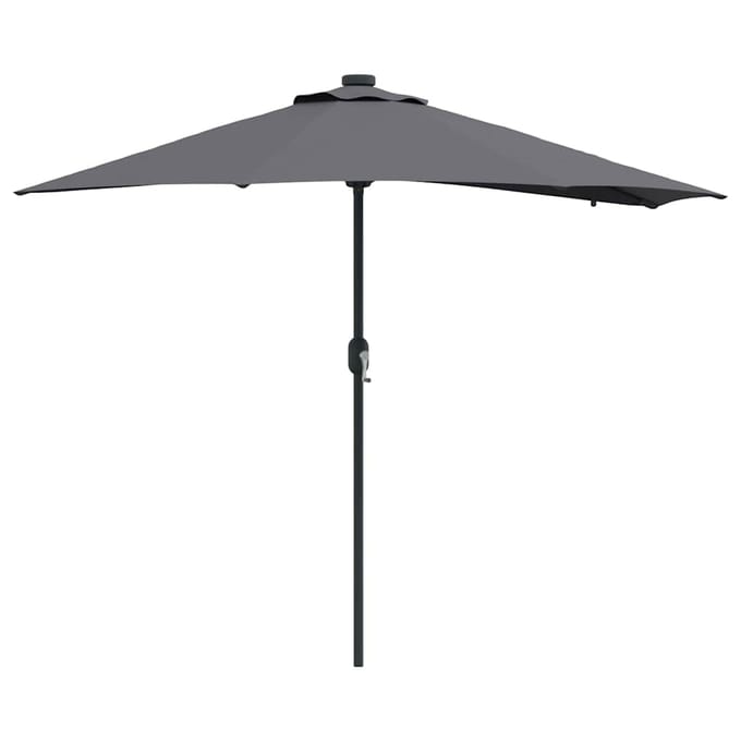 vidaXL - Tuinparasol - Antraciet - 294 - x - 150 - x - 223 - cm - Polyester - en - Staal