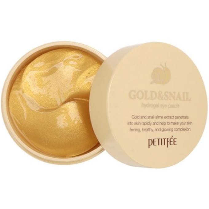 Petitfee Goud & Slak Hydrogel Oogmasker 60 Stuks beige