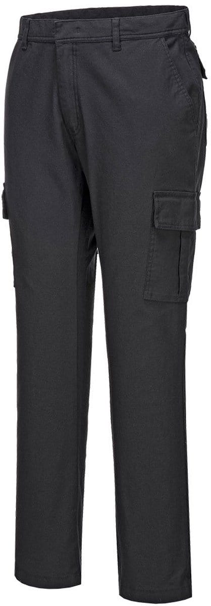 Portwest Stretch Slim Fit Combat Broek S231 - Zwart - 32