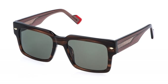 Sting SST557 Nero sfumato marrone/ocra striato 54/19/145 MAN Zonnebrillen