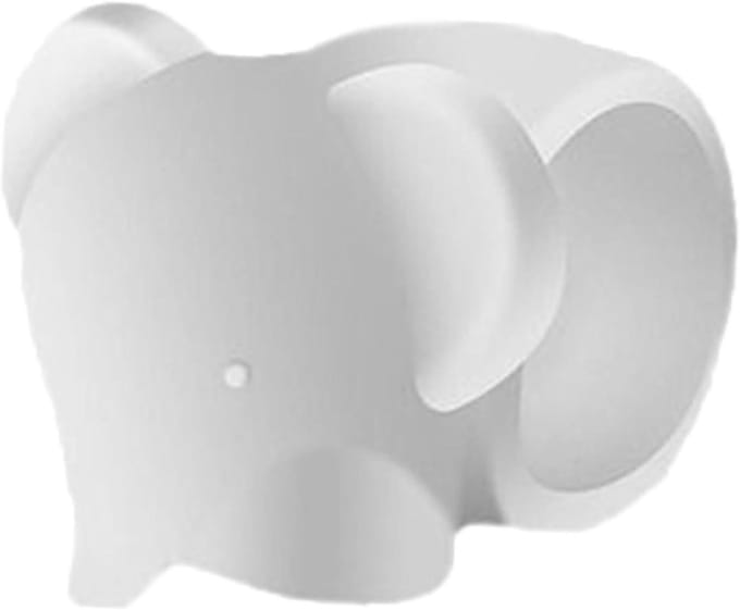 Deurstopper - Deurdemper Muurbeschermer - Zachte Deurstop - Zonder Boren - 5x65x65 cm - Transparant