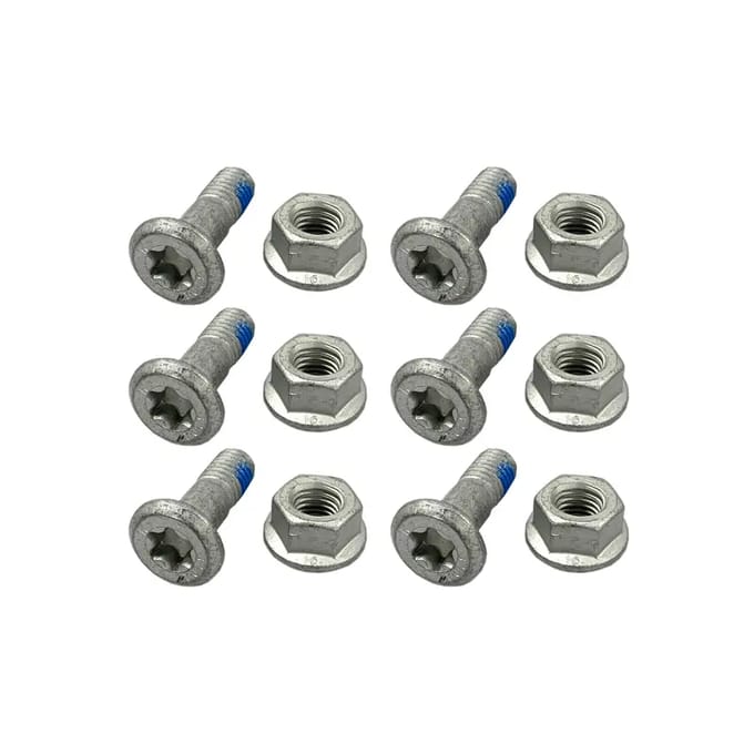 Motorfiets schroefset RFX 25 mm (x6)