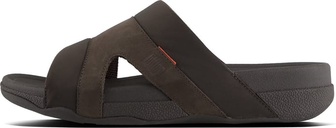 FitFlop Freeway™ III Textile Men Heren Slippers - Chocolate