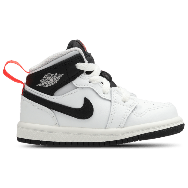 Jordan Aj1 Mid Babyschoenen - Wit - Maat 21 - Leer
