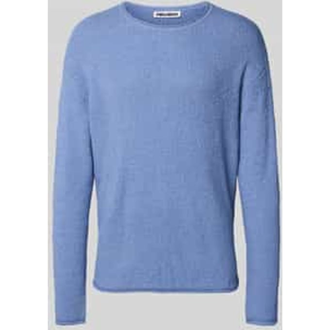 Gebreide pullover met ribboorden