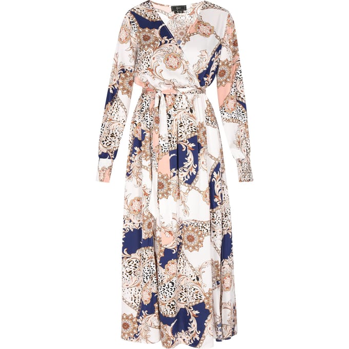 Faina jurk Dames blauw