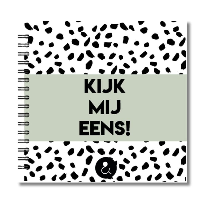 Invulboek Dreumes & Peuter | 1 tot 4 Jaar | Kijk Mij Eens! | Dots Groen