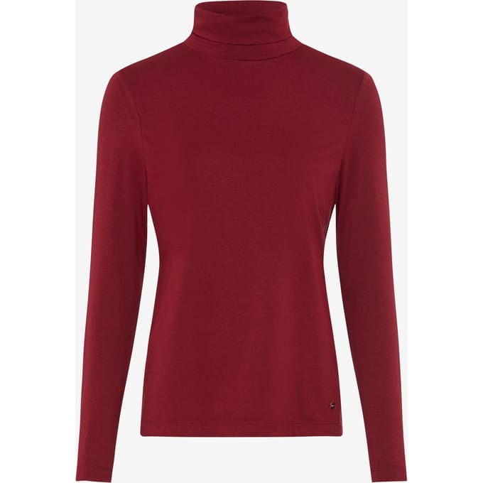 Brax Dames Shirt  Style CARINA L wine red, donkerrood, maat 48