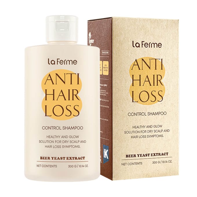 LAFERME - Shampooing Contrôle Anti-Chute de Cheveux, 300 ml