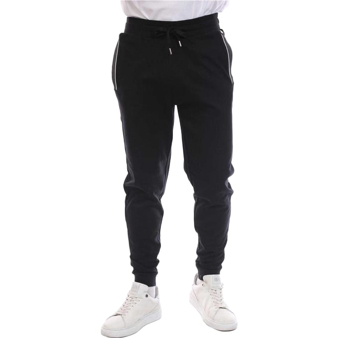Boss Tracksuitbroek met logo heren (Zwart)