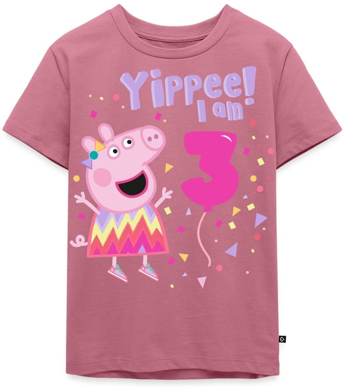 Peppa Pig's 3e Verjaardag Outfit Cadeau Premium T Shirt Kinderen