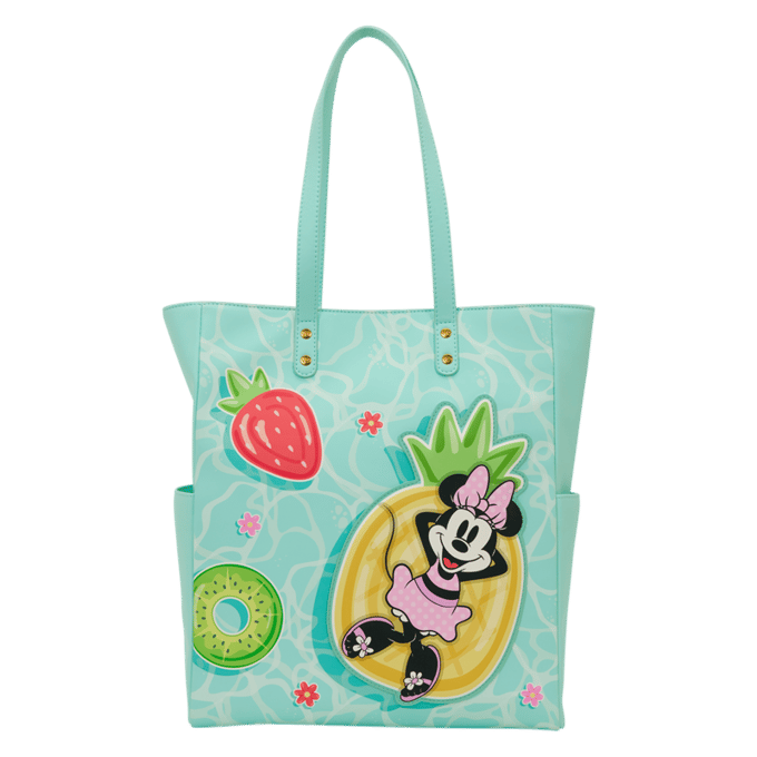 Mickey & Minnie Mouse - Disney Handtas - Loungefly - Mickey & Minnie Beach Fun - meerkleurig