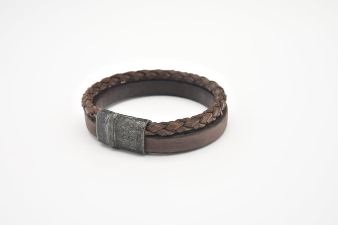 Josh-9264-Armband-Bruin-Heren-22,5cm