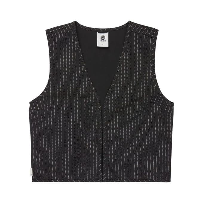Gestreepte gilet dames Element Tie Front