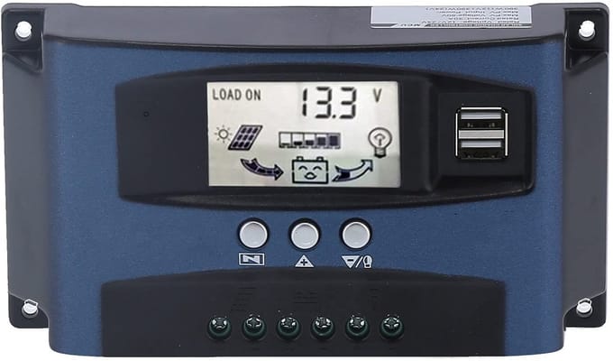OmGoods - Dailygoody - Solar Charge Controller 12V-24V 30A met MPPT en LCD Display