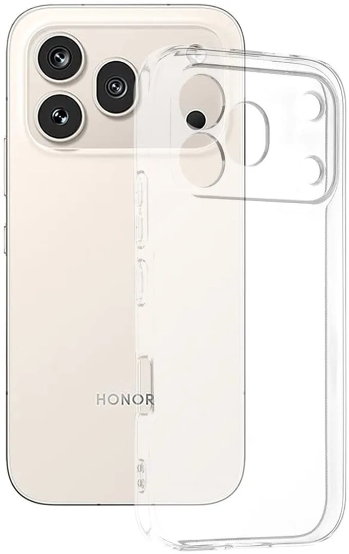 Hoesje geschikt voor HONOR 600 Pro - Techsuit Clear Silicone Back Cover - Transparant