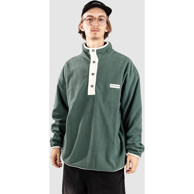 Blue Tomato Fleece Half-Zip Fleece Trui groen