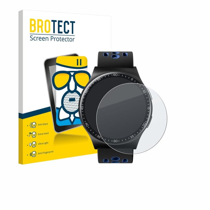 BROTECT - Screenprotector voor Reebok Pulse Smartwatch - Folie Beschermfolie Beschermglas matte