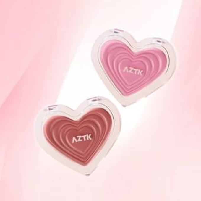 AZTK - Jelly Glow Cheek Balm - 5 Colors GC04# Gray Pink - 3.8g