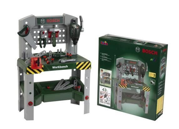 Bosch Werkbank inclusief 34 accessoires - Speelgoed