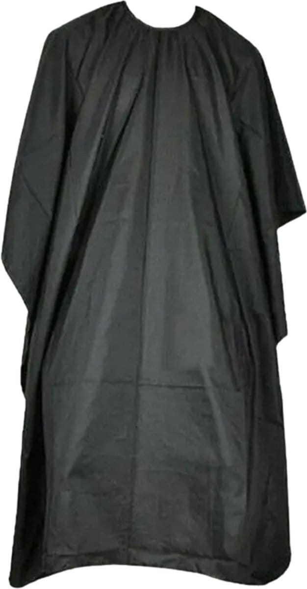 Nivard Baardschort - Beard Bib - Scheerschort - Baard Cape - Kappersmantel - Kapmantel - Zwart