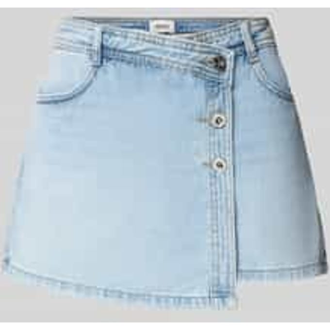 regular fit jeansskort van puur katoen model 'LESLY'