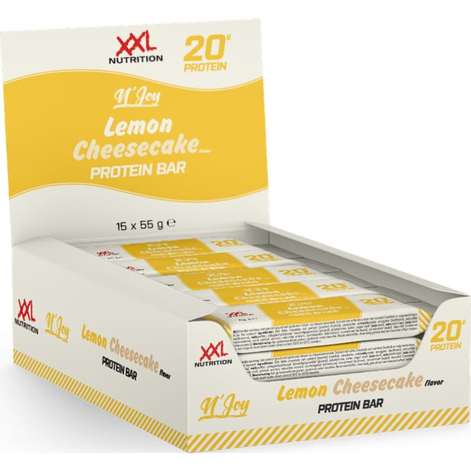 XXL Nutrition N'Joy Protein Bar Lemon Cheesecake - NIEUW 15 Pack