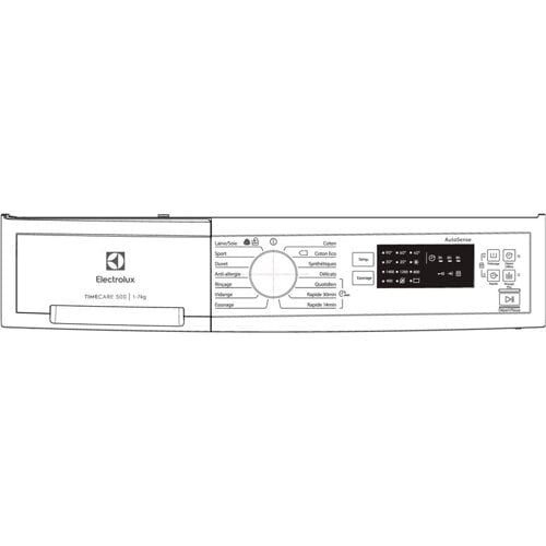 AEG controlepaneel, wit, Electrolux 140155980026