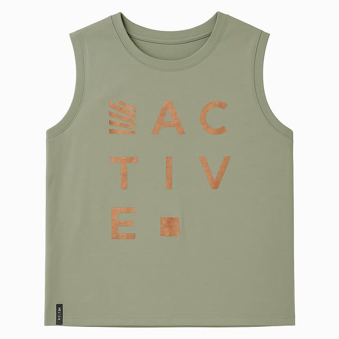 Beachlife Active - Tanktop - Groen - Maat M