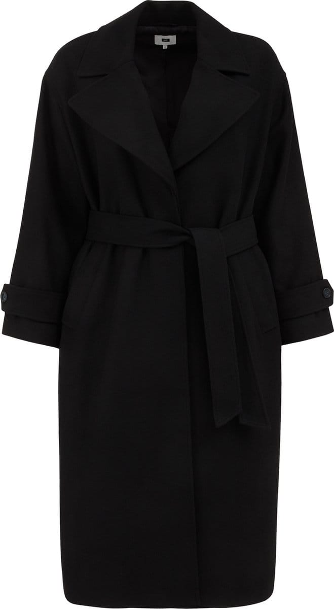 WE Fashion Dames jas van wolmix - Curve