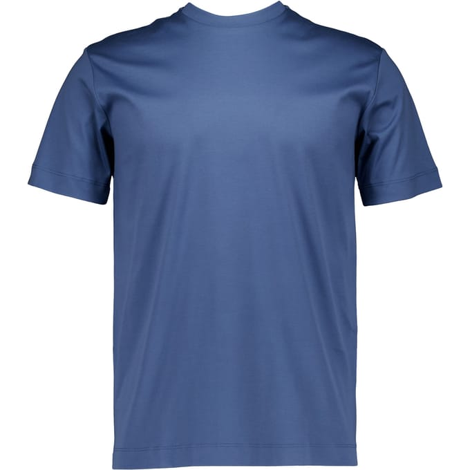 Valenza Interlock Supima T-shirts Blauw 1001