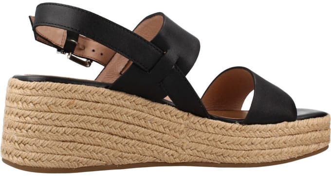 Sandalen met sleehak Stonefly IVORY 3 NAPPA LTH