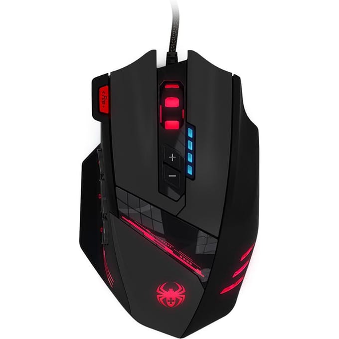 ZELOTES C12 Bedrade USB Optische Gaming Muis 12 Programmeerbare Knoppen Computer Game Muizen 4 Verstelbaar